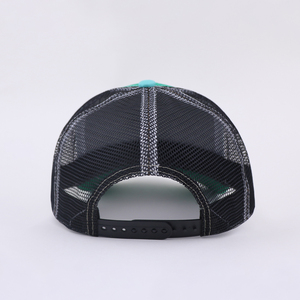 Hot Selling High Quality 5 Panel Green Trucker Cap Hat Design Mesh Trucker Hat Blank Custom Logo Hat - Product Image 5