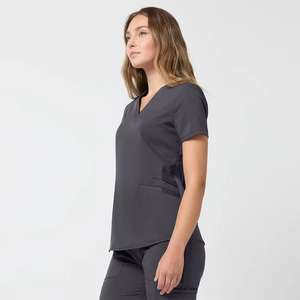 Nouvelle Collection 2026 : Ensemble de Tenues Médicales Lavables en Polyester Doux pour Femmes – Blouse et Pantalon d'Infirmière pour Hôpitaux - Product Image 4