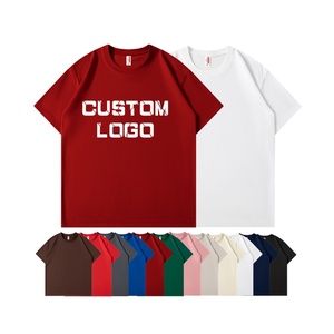 T-shirts pour hommes en coton biologique écologique personnalisés, t-shirts de sport d'été, surdimensionnés, respirants, anti-rétrécissement, t-shirts de sport pour hommes - Product Image 1