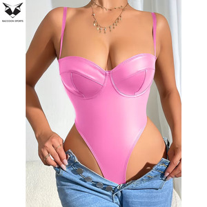 Mono de Cuero PU para Mujer, Sexy, de Otoño, de una Pieza, para Discoteca, Ajuste Regular, Ropa para Fiesta de Baile - Product Image 5