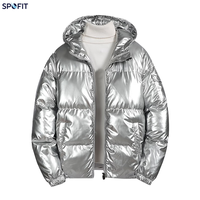 Veste en toile à capuche unisexe rembourrée standard, manteau d'hiver chaud matelassé, logo personnalisé, couleur, grandes tailles, OEM ODM