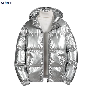 Wholesale Hooded <b>Canvas</b> <b>Jacket</b> Unisex Standard Padded Puffer Coat Winter Warm Quilted Front Custom Logo Colour Plus Size OEM ODM - Product Image 4