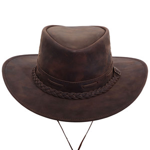 Chapeau Fedora en feutre à large bord, design personnalisé, unisexe, pour l'équitation, en daim, protection solaire extérieure, vente chaude, couleur et logo personnalisables - Product Image 2