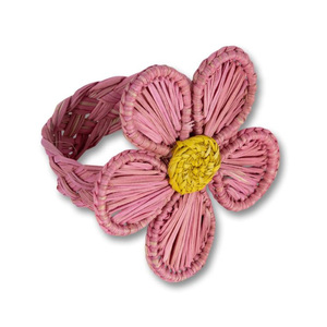Modern Rattan <b>Flower</b> Napkin Rings <b>Sticker</b> Handwoven Napkin Holder for Table Decorations OEM Accepted from Vietnam Wholesale - Product Image 2