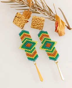 Pendientes de cuentas color coñac, pendientes de cuentas de tono premium, pendientes de cuentas con acabado liso, artículo de venta al por mayor de fábrica personalizado, para uso con cuentas - Product Image 5