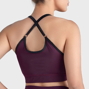 Women's Athletic Sports Bra Moisture Wicking High Stretch Workout Bra for Fitness Training Wholesale OEM ODM Factory - Product Image 4