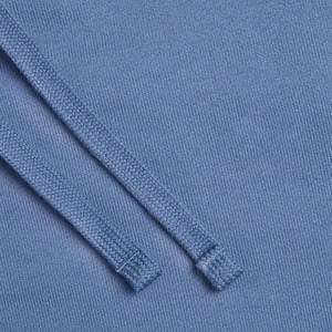 Sudadera con Capucha Azul Ikhlas Sports, 100% Algodón Felpa, 380g, Corte Holgado, Bolsillo Canguro, Capucha con Cordón Ajustable, Estilo Casual Minimalista - Product Image 6