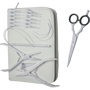 Kit de herramientas profesionales para extensiones de cabello para uso en salón, juego completo de accesorios para instalación de extensiones de cabello - Product Image 3