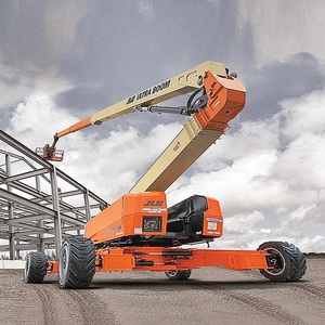 Trailer Mounted Diesel Boom Lift Towable Articulated Aerial Work Platform Telescopic <b>Lifter</b> 900kg Capacity 900m Construction - Product Image 1
