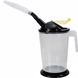 Bidon d'huile industriel de 5,5 L avec échelle de mesure, couvercle anti-poussière et bec flexible – OEM/ODM disponible - Product Image 3