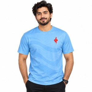 Camiseta para hombre, ropa de calle a la moda, Top de manga corta, corte holgado, tela suave y transpirable, ropa cómoda de moda para el día a día de verano - Product Image 1