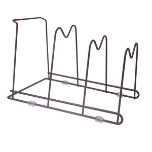 Support de rangement compact pour petits espaces |   Étagère organisatrice multi-niveaux moderne pour la maison et le bureau - Product Image 2