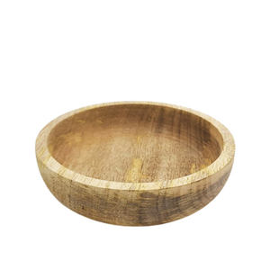 Novedades: Tazón de Madera de Acacia con Esmalte Blanco y Diseño Único para Frutas y Alimentos, Artesanía, Vajilla de Madera con Logotipo Personalizado - Product Image 3