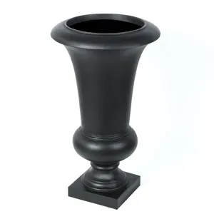 Vase à fleurs décoratif en fer de luxe haut de gamme, design côtier, fait main, écologique, pour la décoration de table, de resorts et de spas - Product Image 6