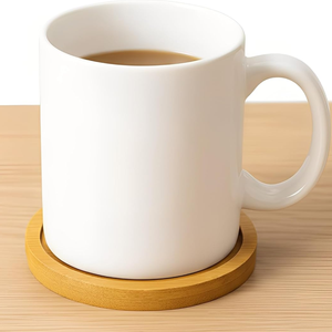 Premium Natural Round Bamboo Custom <b>Coasters</b> for <b>Drinks</b> Wedding Coffee Tea <b>Drink</b> <b>Coaster</b> from Vietnam Factory - Product Image 4