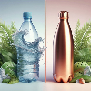 Premium Quality Large Modern Design Copper <b>Bottle</b> with Pure Copper Vessel Reusable & Eco-Friendly for Travel & Office Use - Product Image 1