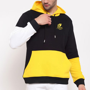 Sweat-shirt à capuche ZHOST pour homme, coupe classique, imprimé logo frontal, coupe-vent, poche, 100 % coton, streetwear automne, vierge - Product Image 1