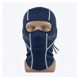 Cagoule de sport respirante et ajustable pour moto, coupe-vent, hiver, design personnalisé, style image, confortable et polyvalente - Product Image 1