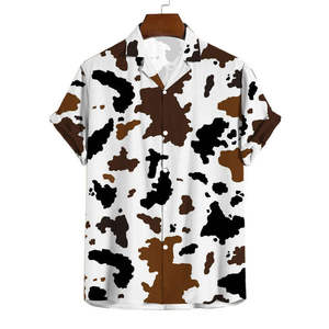 เสื้อเชิ้ตฮาวายแบบคลาสสิกสำหรับผู้ชาย ลายดอกไม้เขตร้อน ผ้าสแปนเด็กซ์/โพลีเอสเตอร์ ระบายอากาศได้ดี เหมาะสำหรับใส่ในฤดูร้อน - Product Image 5