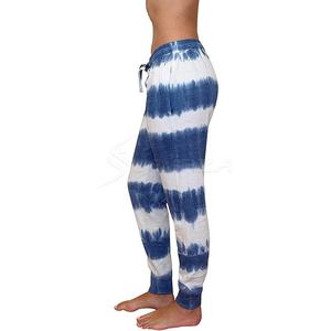 2024 moda mujeres niñas verano barato Tie Dye utilidad Casual cintura elástica pierna ancha pantalones largos sueltos - Product Image 2