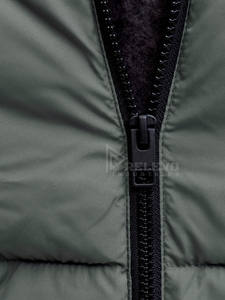 Blouson matelassé à capuche léger et imperméable pour homme, coupe-vent, style universitaire personnalisé, streetwear, en duvet de canard, pour le printemps - Product Image 4