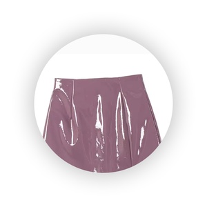 Service OEM, logo personnalisé, jupes en cuir de vachette véritable respirantes, longueur midi, pour femmes, jupes en cuir spéciales. - Product Image 5