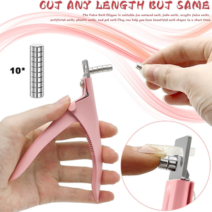 Cortadores de Uñas Postizas MARI INSTRUMENTS de 5.1 Pulgadas, de Acero Inoxidable, para Uñas Acrílicas, con Imanes de Medición de Tamaño Pequeño - Product Image 4