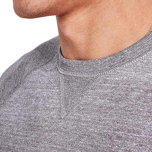 Sweat-shirts tricotés imperméables et doublés pour hommes, coupe ample, épaules tombantes, grammage élevé, 100 % coton biologique respirant, tendance - Product Image 2
