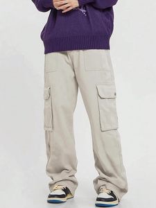 Casual Pants for Men Flat Pocket <b>Cargo</b> Pants <b>Straight</b> <b>Leg</b> Baggy Pants Street Pants Fashion <b>Trousers</b> - Product Image 2