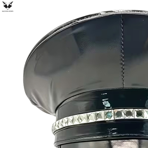 Nouvelles casquettes en cuir tendance 2026 pour festivals et soirées, service OEM/ODM entièrement personnalisé, nouvelle collection - Product Image 5