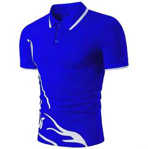 Polo de golf uni en polyester extensible 4 directions pour designers, personnalisable avec logo brodé, idéal pour uniformes et tenues de tennis – Vente en gros - Product Image 4