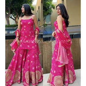 Ensemble élégant pour femmes avec haut et bas et dupatta pour les fêtes - Product Image 6