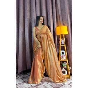 ชุดส่าหรีลูกปัดสำหรับงานปาร์ตี้ชุดราตรีดีไซน์สวยสง่า - Product Image 2