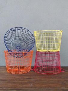 Cesta de Almacenamiento Redonda de Alambre Metálico con Base de Madera y Asas, Estilo Nórdico, Organizador Multiusos - Product Image 5