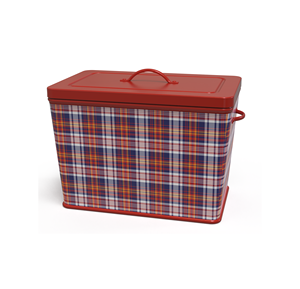 Contenants de stockage alimentaire rectangulaires avec couvercles métalliques hermétiques, design minimaliste pour la conservation de la fraîcheur en cuisine - Product Image 5