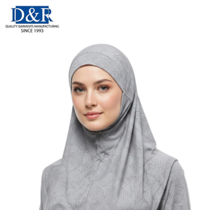 Voile de sport croisé malaisien OEM, best-seller, pour femmes musulmanes, décontracté, pour le fitness, modeste, athlétique, séchage rapide - Product Image 1