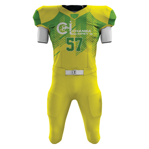 Uniforme de Fútbol Americano Premium, Tela Elástica de Primera Calidad, Mangas Cortas, Diseño Personalizable, Construcción Resistente Lista para el Juego - Product Image 1