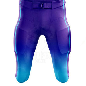 Uniforme de football américain respirant et facile à porter, vêtements d'équipe sportive, 100% polyester, uniforme de football américain disponible en stock - Product Image 4