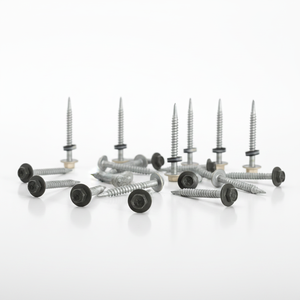 Heavy Duty Hex Head Self-Drilling Screws with EPDM Bonded Washer - Galvanized Carbon Steel <b>Fasteners</b> - Product Image 3