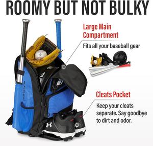 Bagnex Custom Logo Waterproof 600D Polyester Baseball <b>Backpack</b> 50-<b>70L</b> Large Capacity Bat Bag Shoes Compartment USB Anti Theft - Product Image 2