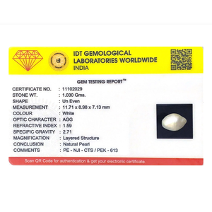 Premium Loose Keshi Pearl 5.15 Carat Gemstone for Fine Jewelry - Product Image 4