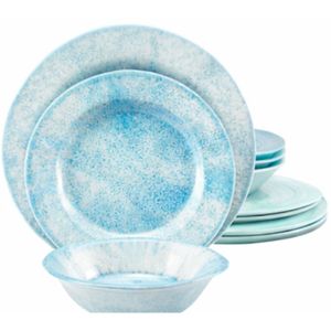 Designer <b>Melamine</b> Plates <b>Set</b> for Gifting and Special Occasion Dining - Product Image 1