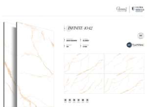 กระเบื้องพอร์ซเลนเคลือบเงาคุณภาพสูง ขนาด 800x1600 1200x1800 750x1500 มม. กระเบื้องแผ่นใหญ่ สำหรับบ้าน โรงแรม ห้างสรรพสินค้า สำนักงาน - Product Image 5