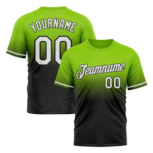 Nouveaux T-shirts de football personnalisés tendance, maillots de football légers à séchage rapide, fournisseur OEM de maillots personnalisés - Product Image 5