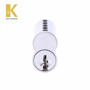 Cerradura de cilindro con logotipo personalizado disponible, latón cromado satinado, 7 pines, ranura M, SFIC, para seguridad de puertas - Product Image 2