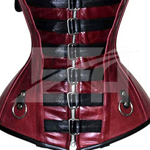 เสื้อคอร์เซ็ทสีตามสั่งสำหรับผู้หญิงไซส์พลัส  คอร์เซ็ทสำหรับใส่ในฤดูหนาว รุ่นใหม่ปี 2026  คอร์เซ็ทหนังเซ็กซี่สไตล์โกธิคแบบรัดตัว มีโครงเหล็กดันทรง - Product Image 5
