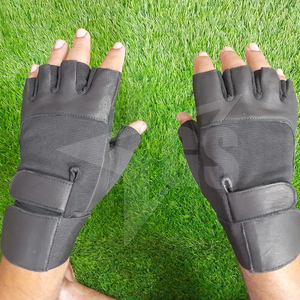 Exercise Bodybuilding Workout Fitness <b>Gloves</b> Half Finger <b>Weight</b> Lifting Gym Training <b>Gloves</b> With Adjustable Wrist Wrap - Product Image 4