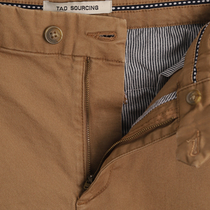 Shorts Bermuda Chino Décontractés pour Hommes, Anti-Plis, à Boutons, en Tissu Non-Tissé Uni, Style Golf, Coton Extensible Confortable, Marque Privée - Product Image 3