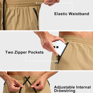 Shorts de sport 2-en-1 à coutures plates pour minimiser les irritations, améliore la durabilité, finition lisse, confort accru, séchage rapide - Product Image 3