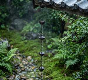 Elegant Lotus <b>Cup</b> Metal Rain Chain for Rainwater Control - Product Image 1